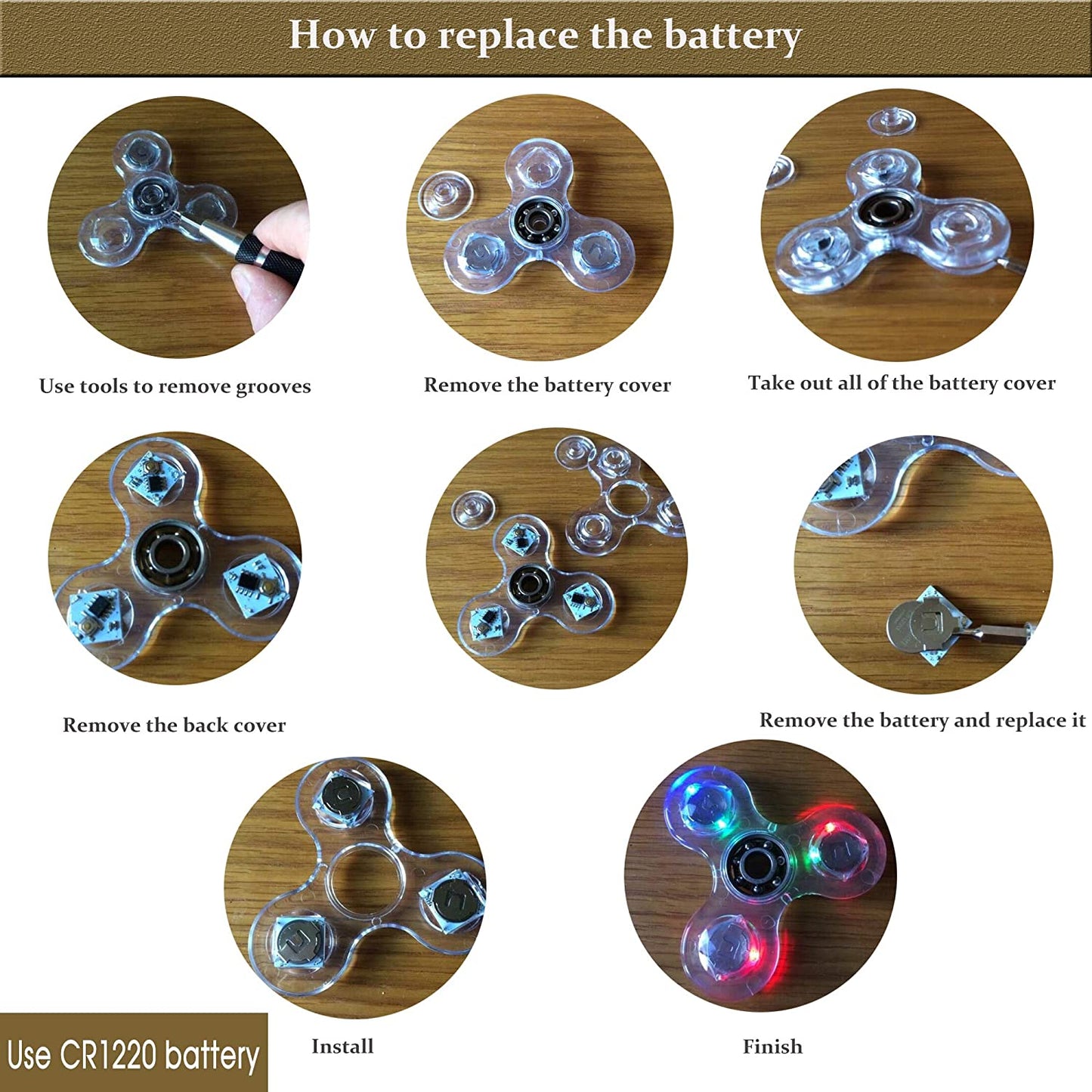 ZENTRO™-LED Glow Fidget Spinner