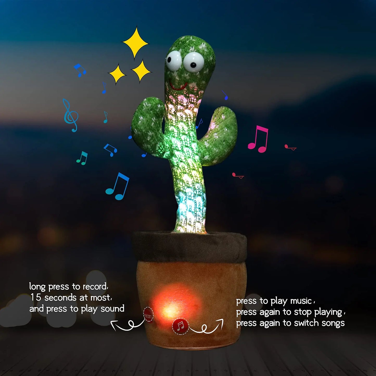 ZENTRO™-Cacto Dancing Cactus Plush Toy