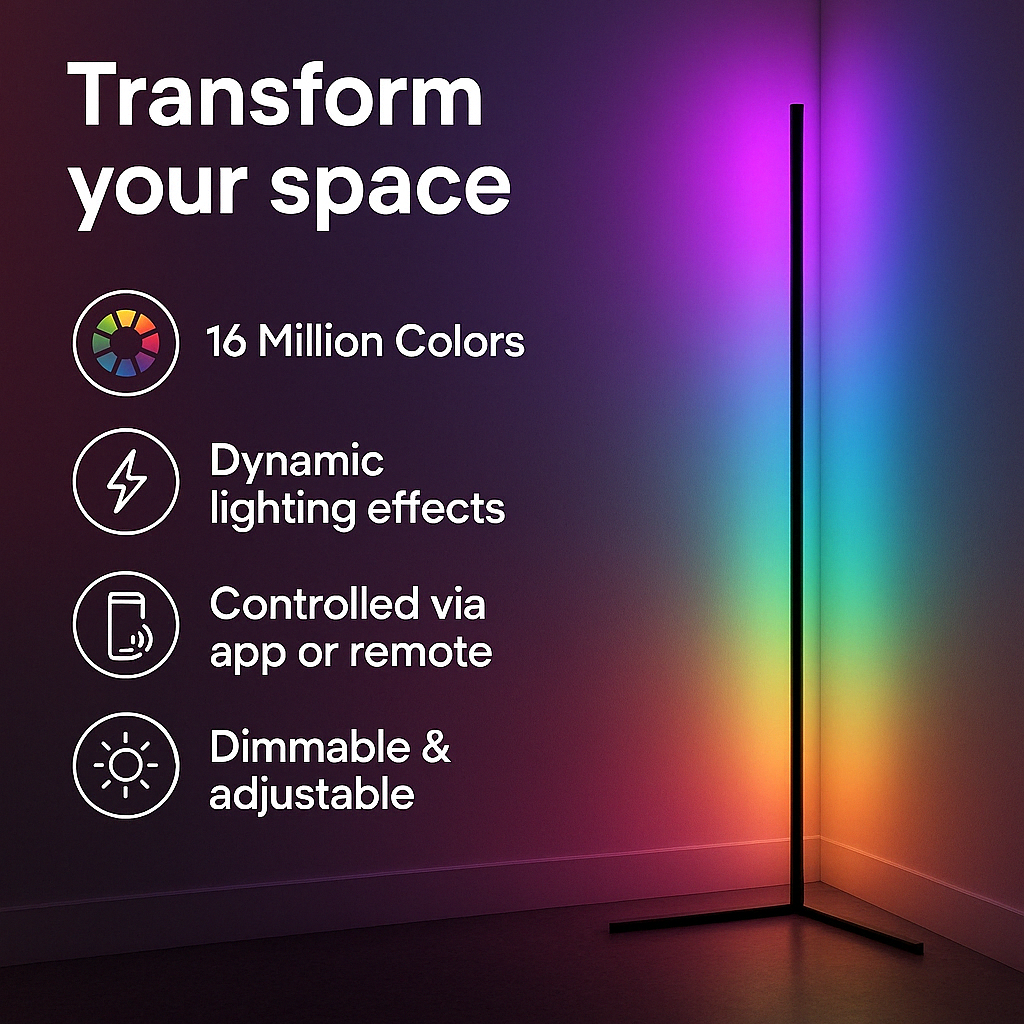 ZENTRO™-LED Corner Floor Lamp