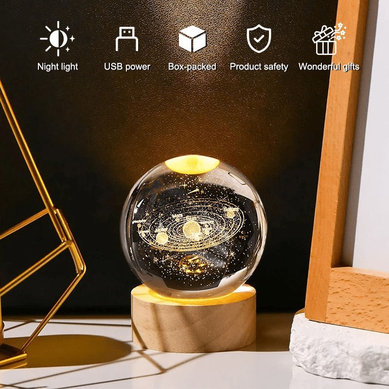 ZENTRO™-Night Light Galaxy Crystal Ball Lamp